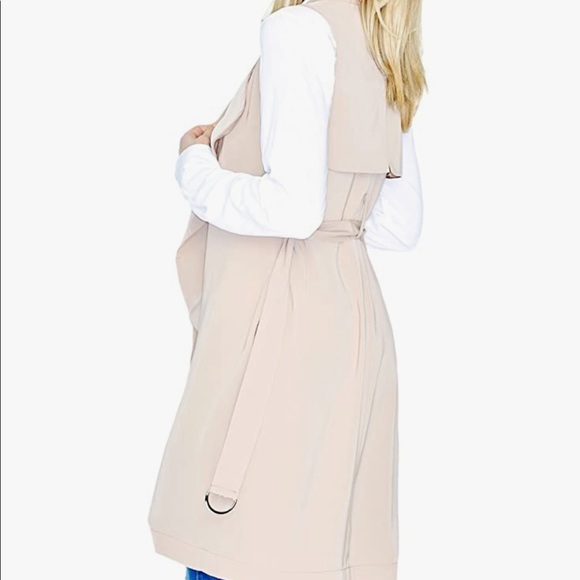 NWT GUESS Brienna Long Draped Vest SIZE S - Picture 5 of 15